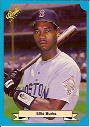 1988 Classic Blue Baseball Cards       229     Ellis Burks